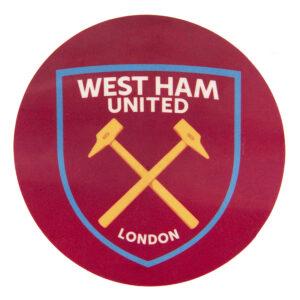 West Ham United FC Single Car Sticker CR