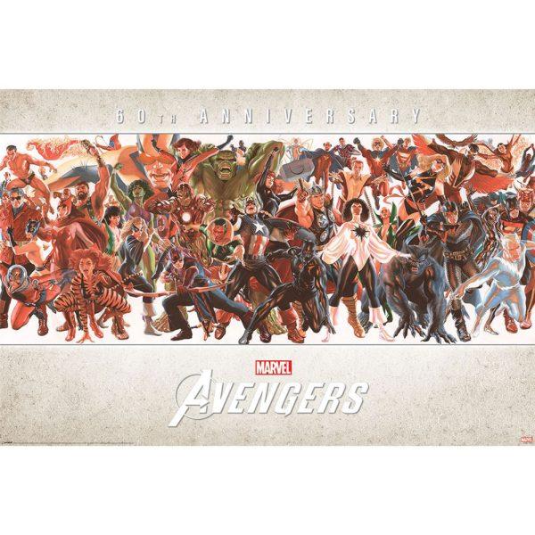 Avengers Poster 60th Anniversary 259