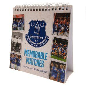 Everton FC Desktop Calendar 2024