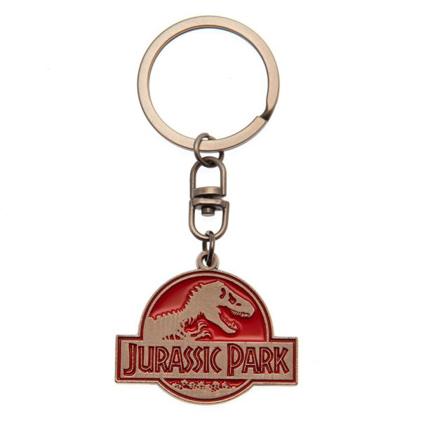 Jurassic Park Metal Keyring