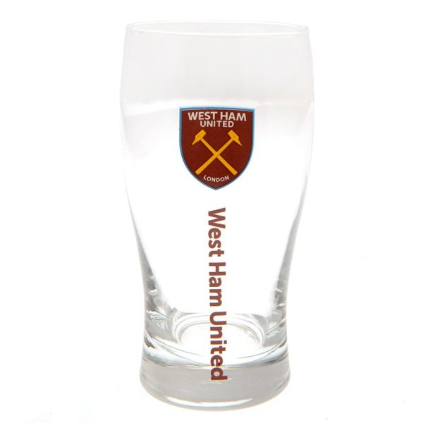 West Ham United FC Tulip Pint Glass
