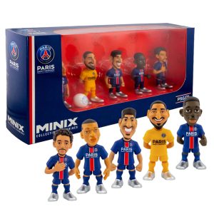 Paris Saint Germain FC MINIX Figures 7cm 5pk