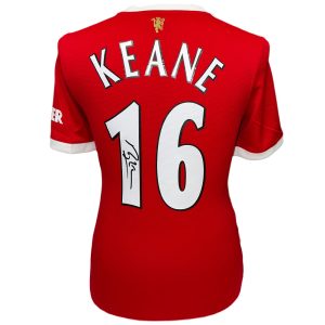 Manchester United FC Keane Signed Shirt
