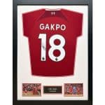 Liverpool FC Gapko Signed Shirt (Framed)