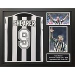 Newcastle United FC Shearer Signed Shirt (Framed)